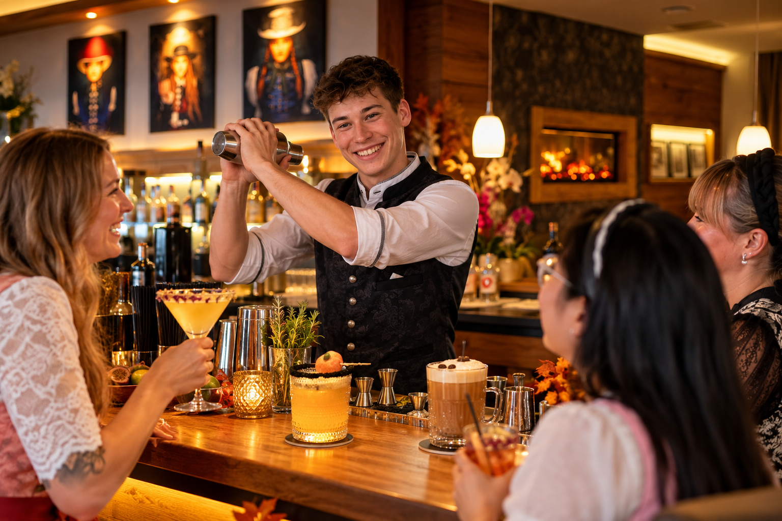 Herbstlicher Cocktailkurs im Landhotel Talblick Cocktailkurs im Landhotel Talblick im Schwarzwald mit Maximilian Kukula